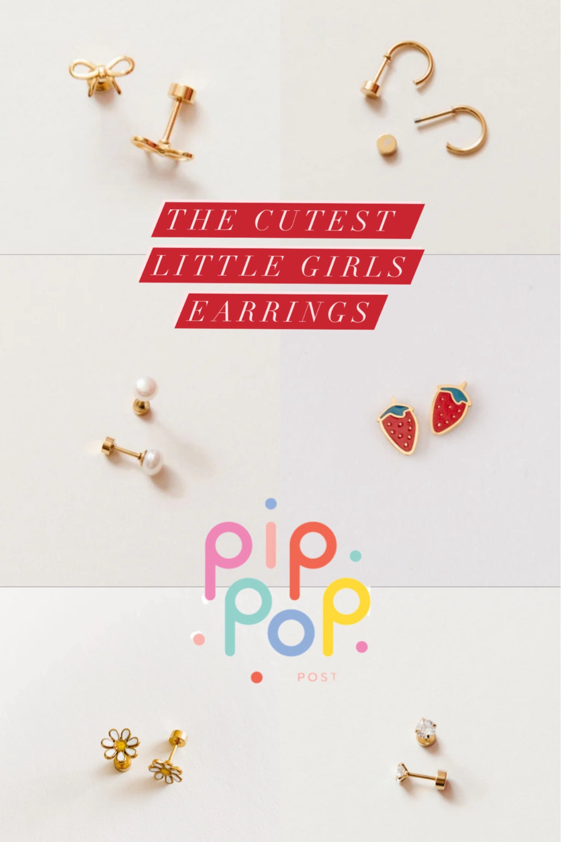 The most adorable little girls earrings from Pip Pop Post! 🎀💎 We love the twist on flat backs for comfort & security with an adventurous toddler 🥰

#LTKFamily #LTKKids #LTKBaby