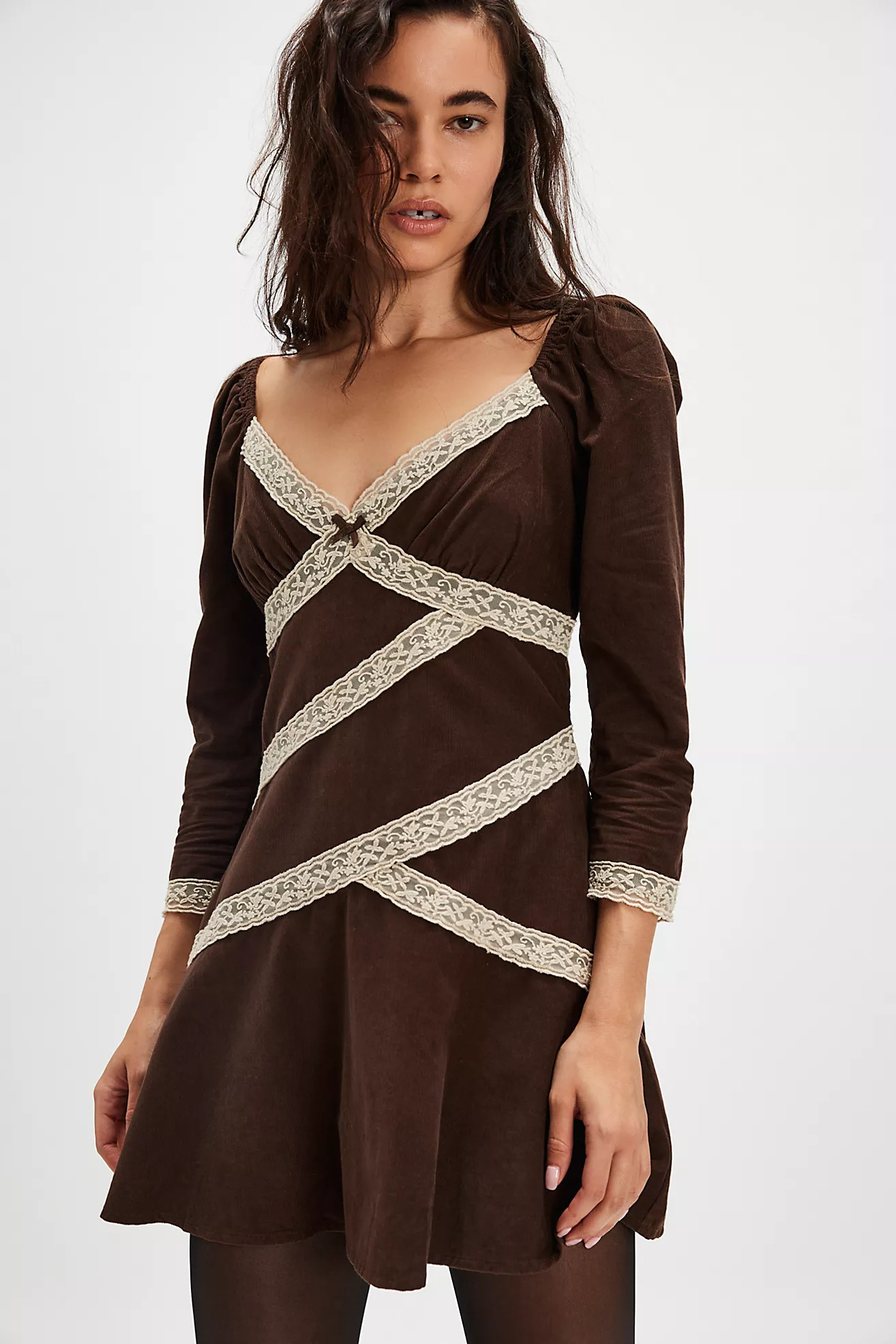 Tennley Corduroy Mini Dress | Free People (Global - UK&FR Excluded)