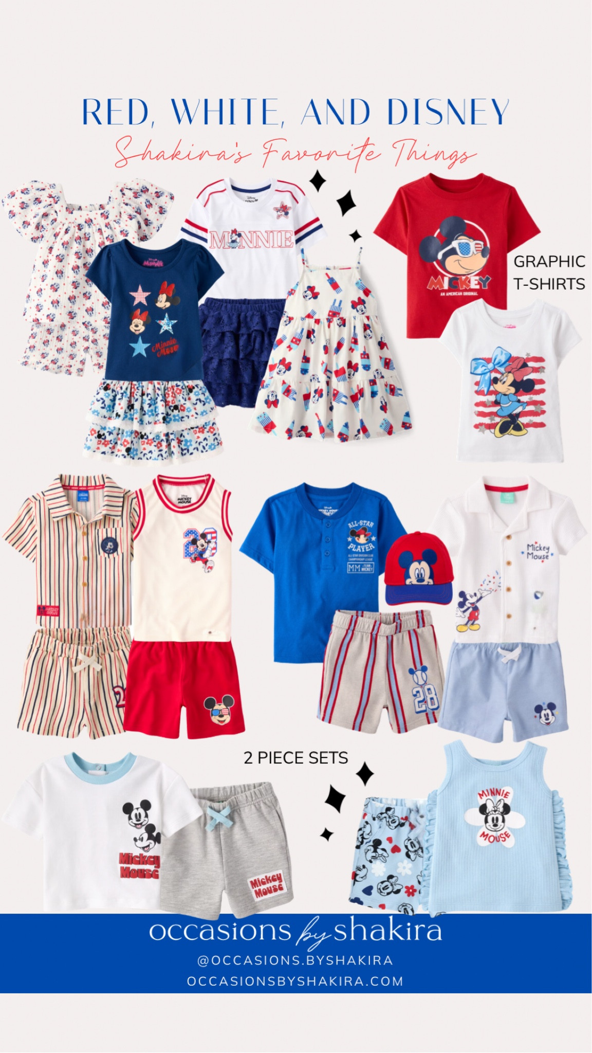 Red. white, and blue Disney collection at The Children's Place

#LTKSeasonal #LTKTravel #LTKKids