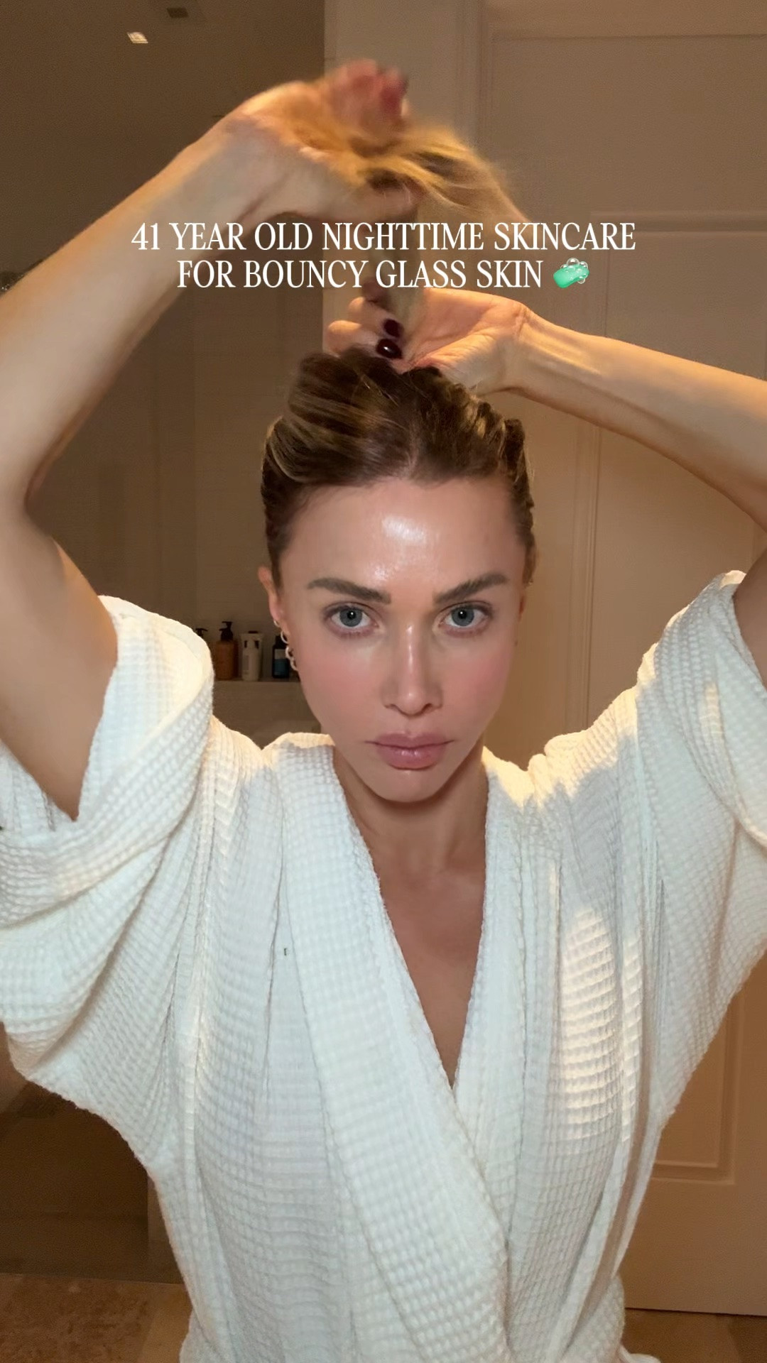 Nighttime skincare for glass skin 🌙