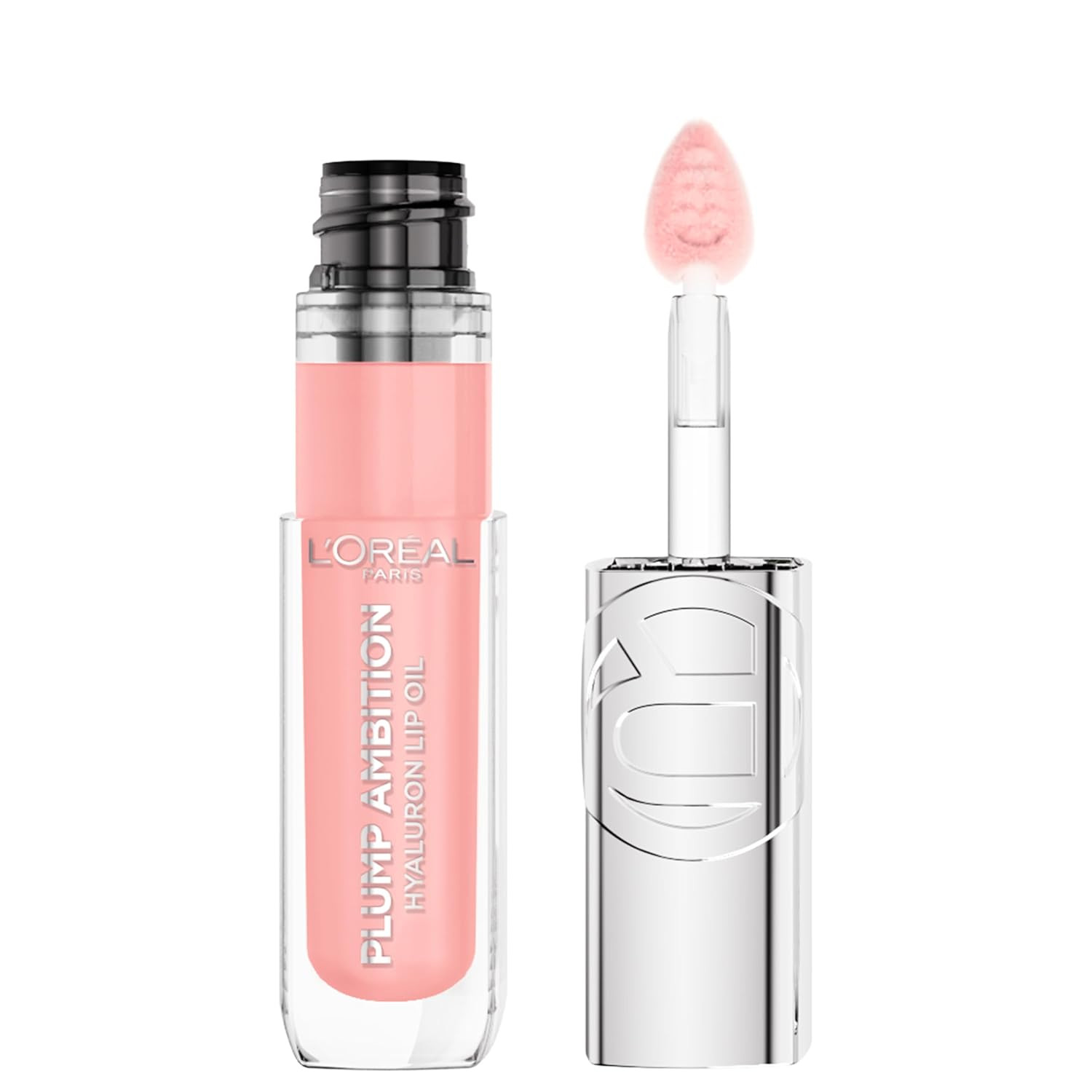 L'Oreal Paris Plump Ambition Hyaluron Lip Oil, 24 HR Lip Gloss with Hyaluronic Acid, Volumizing F... | Amazon (US)