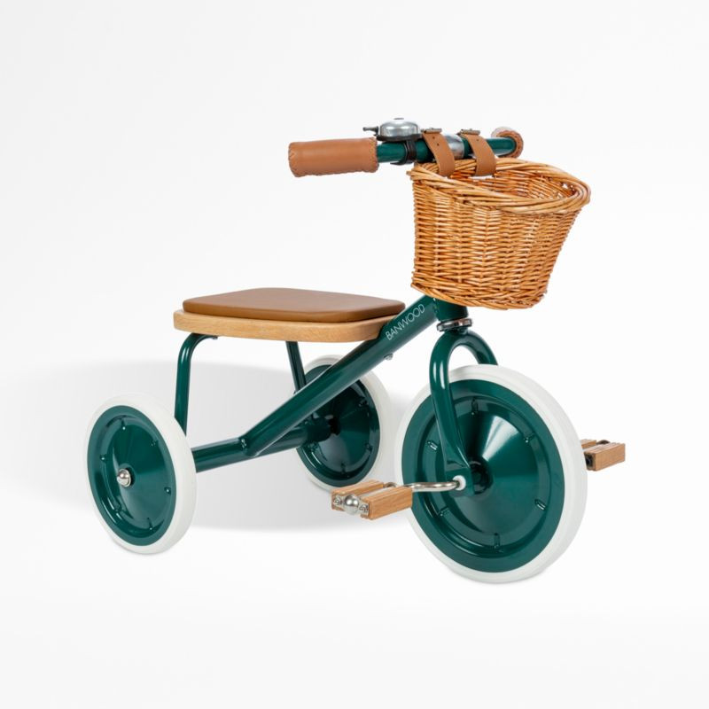Banwood Green Toddler Trike | Crate & Kids | Crate & Barrel