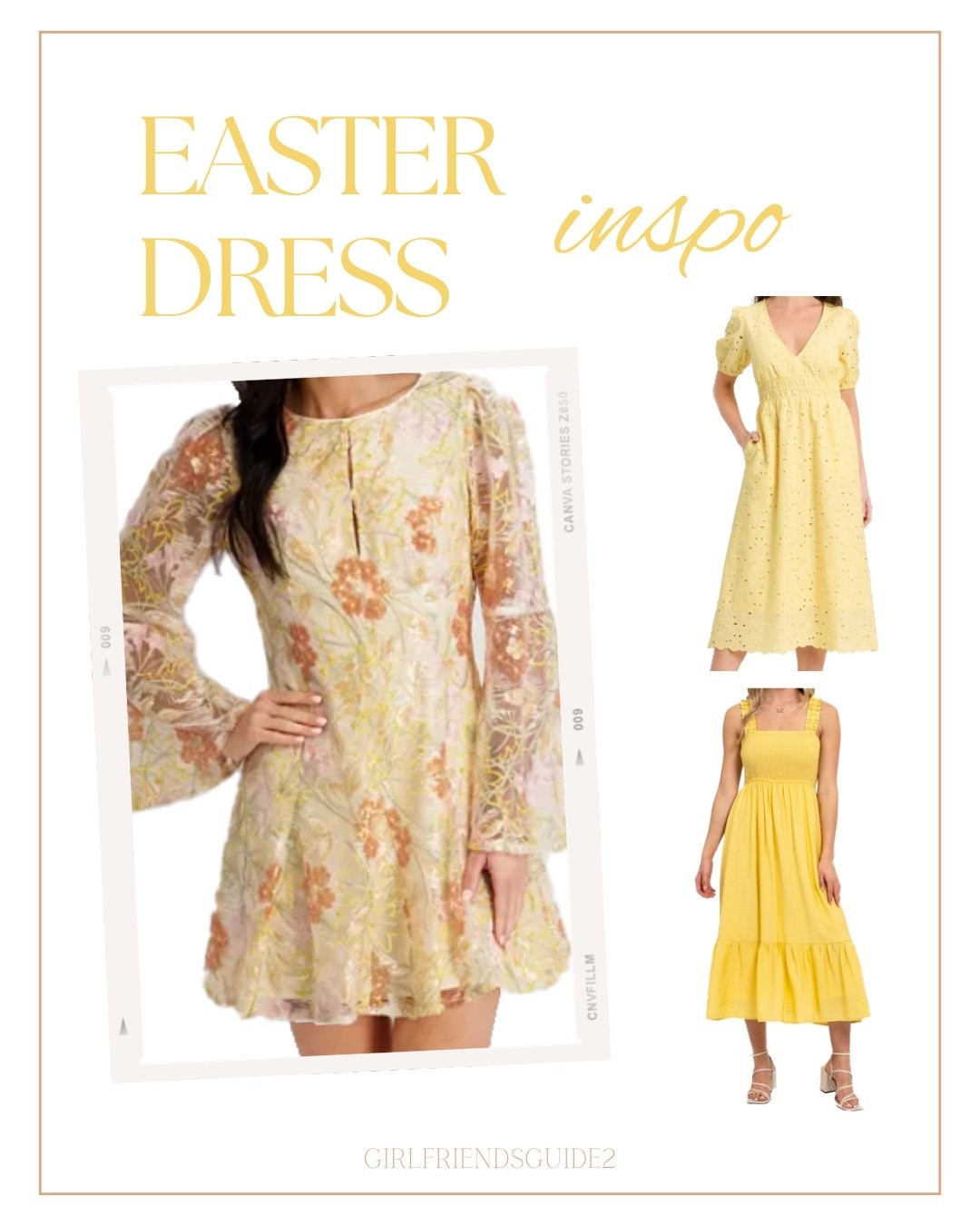 Yellow Easter dress inspiration.



#LTKSeasonal