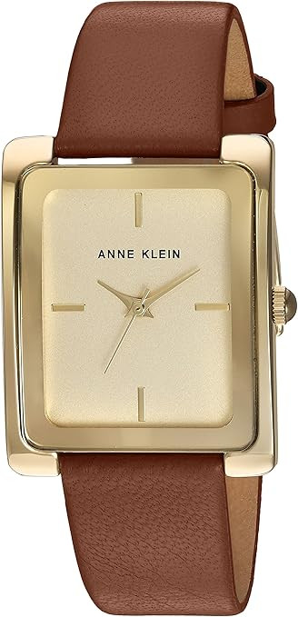 Anne Klein Women's Leather Strap Watch | Amazon (US)