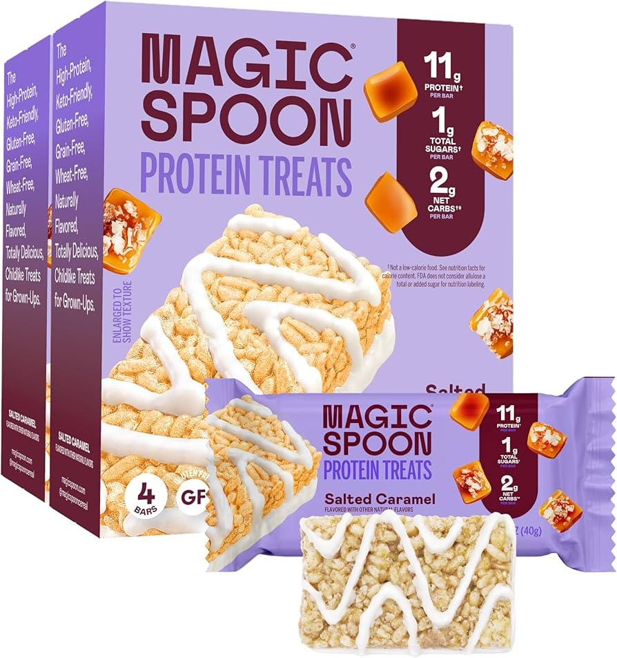 MAGIC SPOON Treats - High Protein, Low Carb, Keto Friendly, Low Sugar, Gluten Free, Crispy Protei... | Amazon (US)