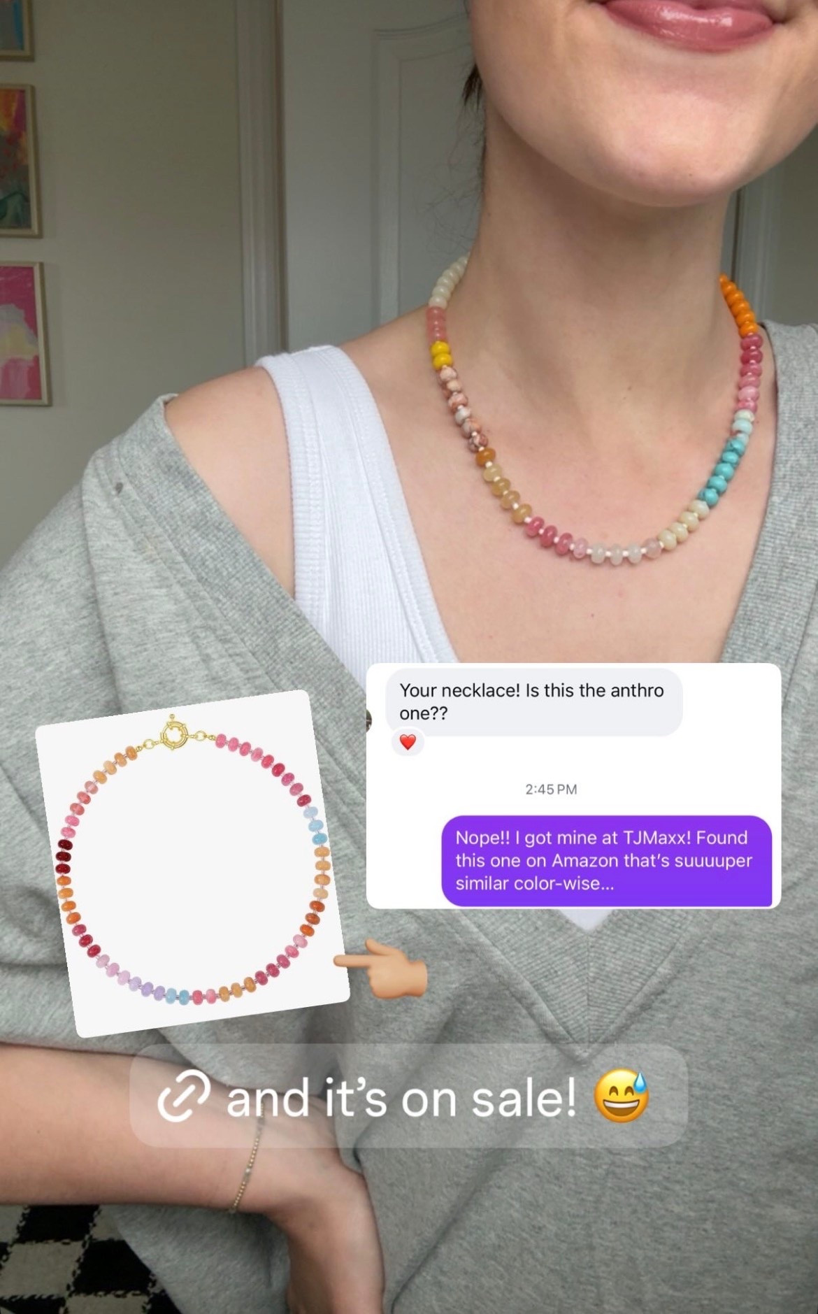 Anthro inspired necklace on sale for prime day!

#LTKSaleAlert