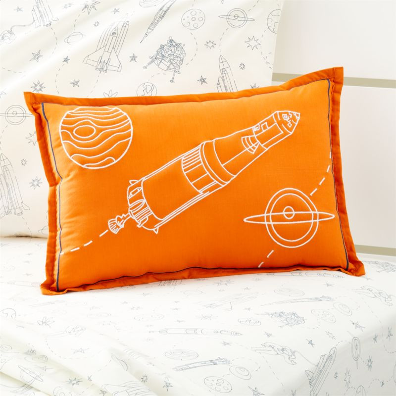 Rocket Pillow | Crate and Barrel | Crate & Barrel