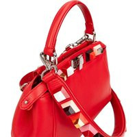Fendi Sacs bandoulière, Fendi Red Leather Spikes Mini Peekaboo Handbag en rouge - Sacs épaulepour dames | Fashionette (FR)