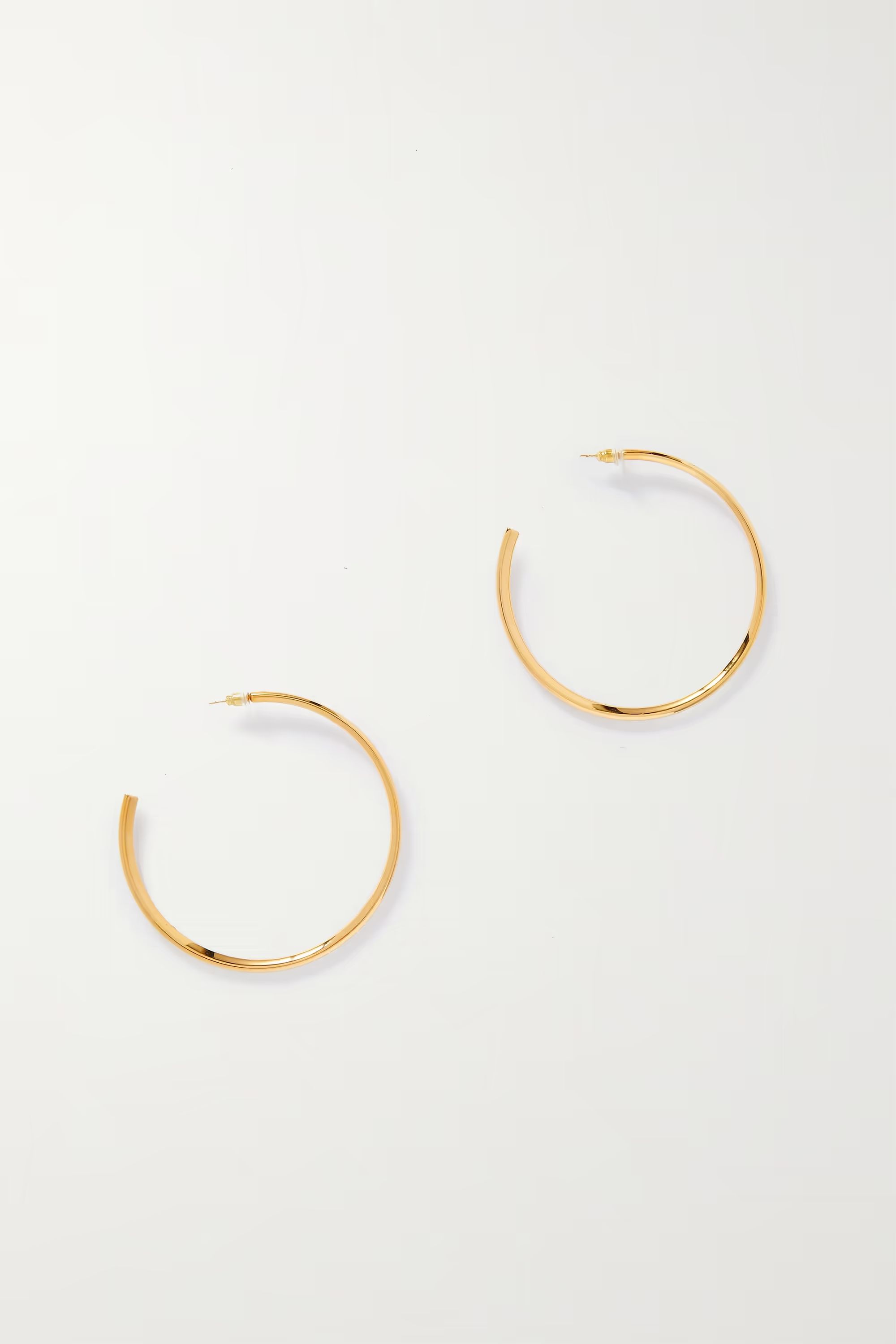 Gold-tone hoop earrings | NET-A-PORTER (UK & EU)