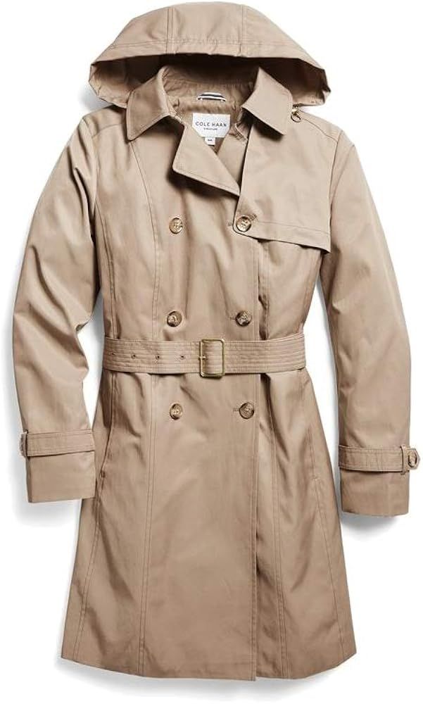 Cole Haan Women's Classic Belted Trench Coat | Amazon (US)
