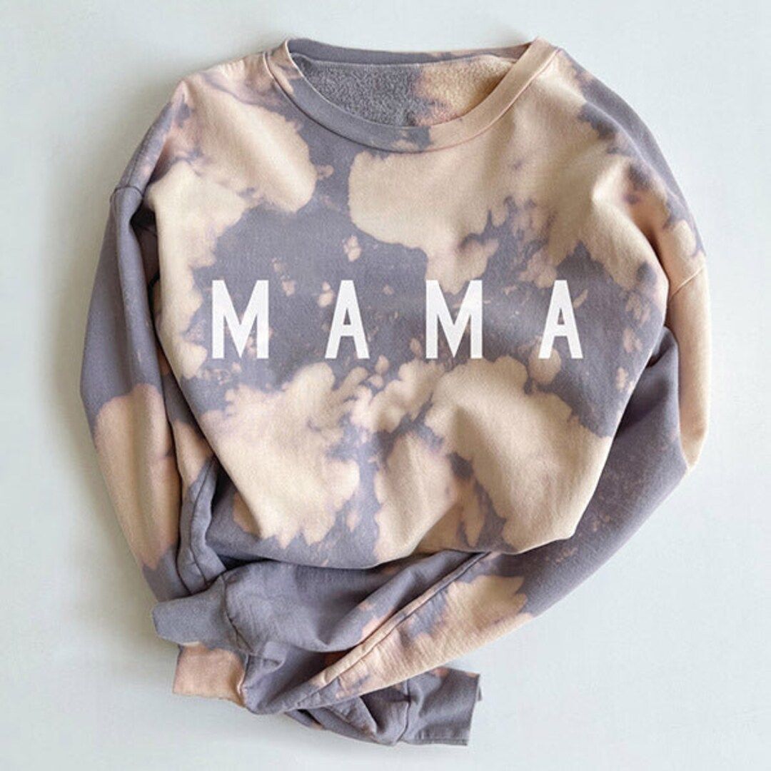 MAMA Sweatshirt  MAMA Crewneck Tie Dye Mama Sweatshirt Gift - Etsy | Etsy (US)