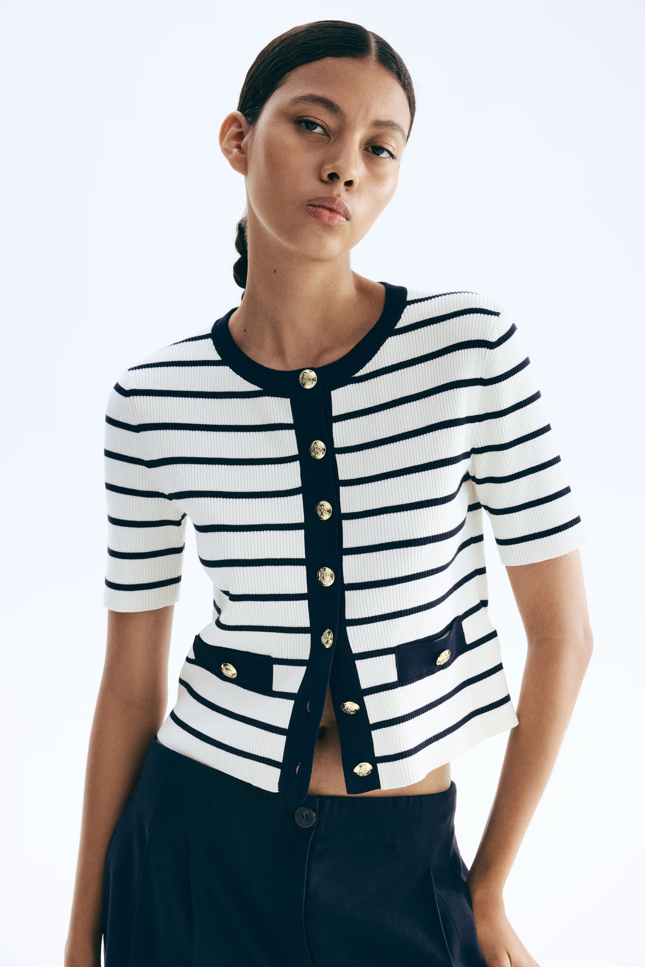 Short-Sleeved Cardigan | H&M (US + CA)
