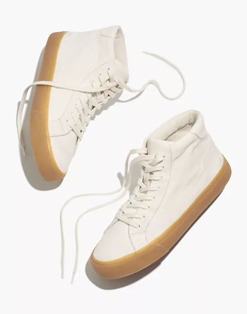 Sidewalk High-Top Sneakers in Recycled Canvas | Madewell