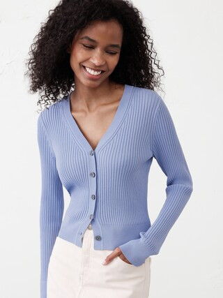 Ribbed Cardigan | Banana Republic Factory