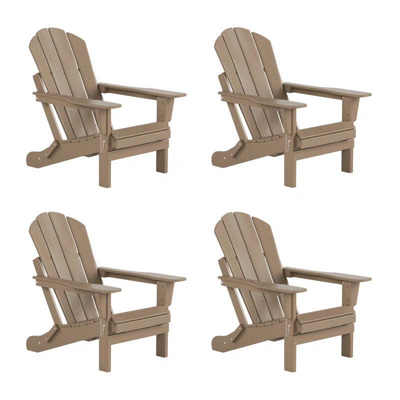 Shawnna Plastic Folding Adirondack Chair | Wayfair North America
