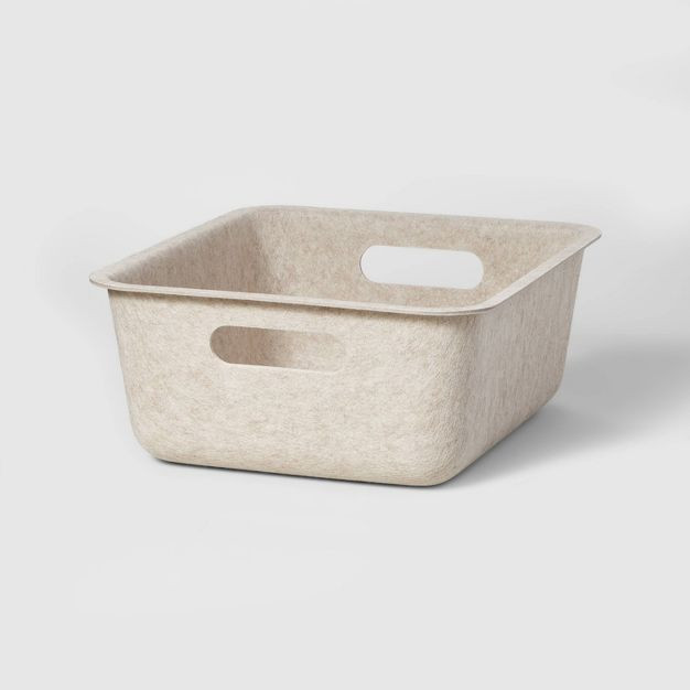 Sliding Storage Bin Felt Heather Oatmeal - Brightroom™ | Target