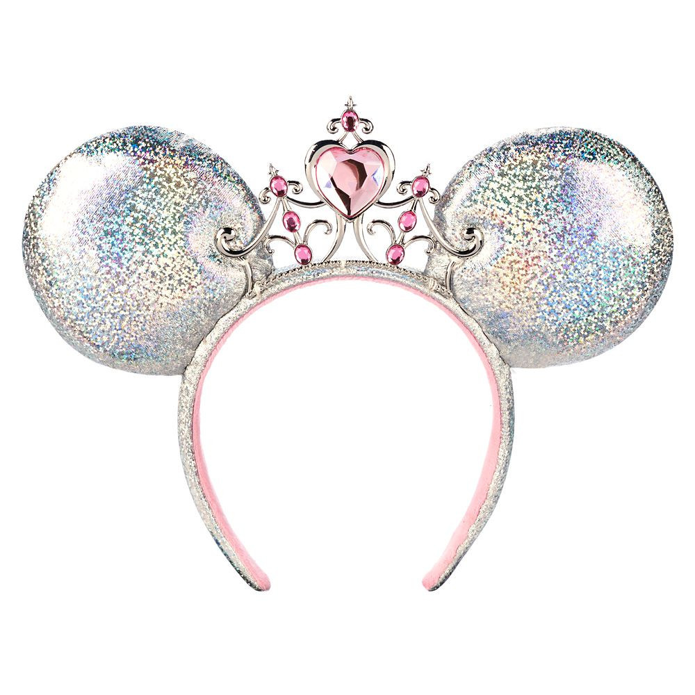Disney Princess Iridescent Ear Headband with Tiara for Adults | Disney Store