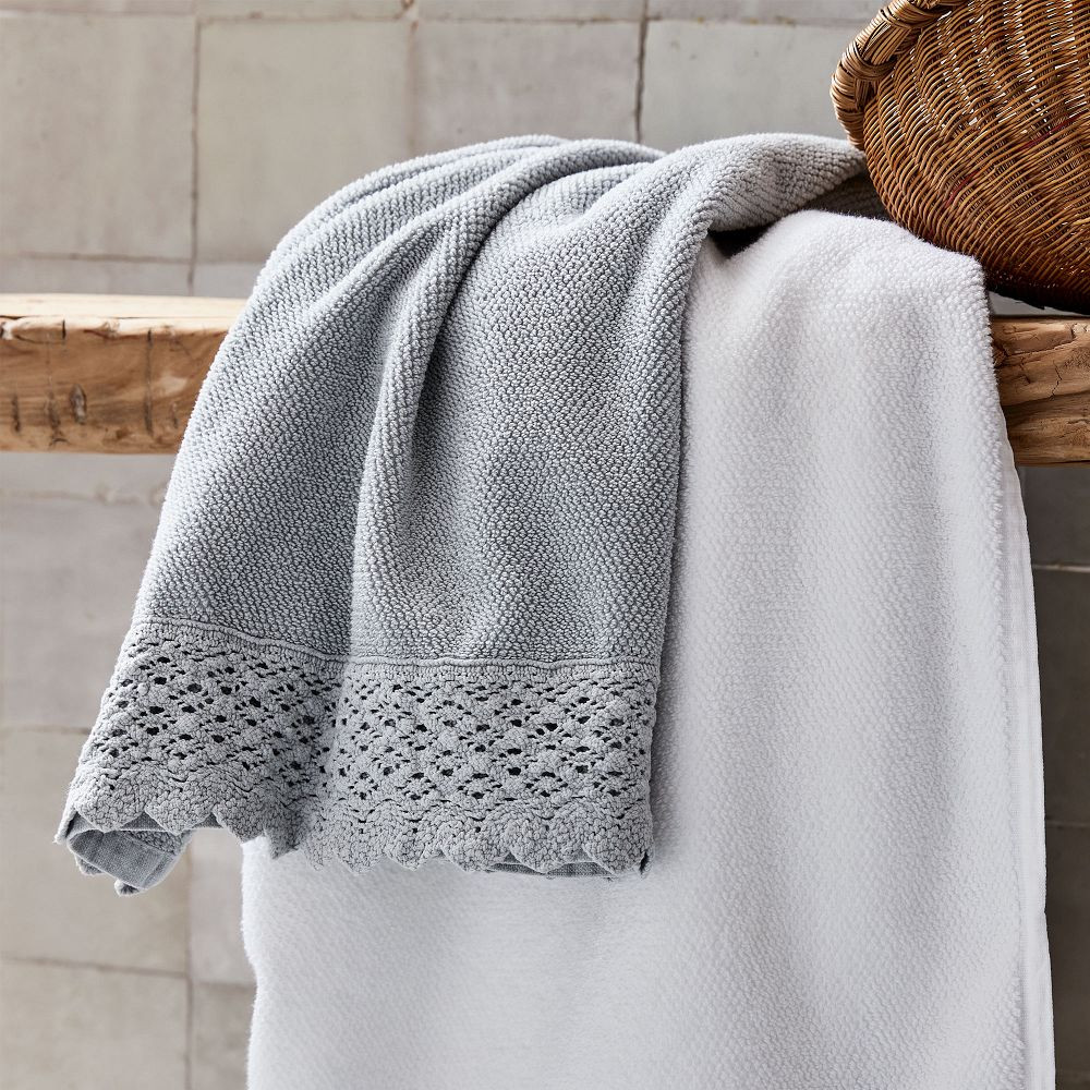 Cotton Crochet Towel | GreenRow