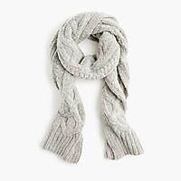 Loopy stitch oversized cableknit scarf | J. Crew US
