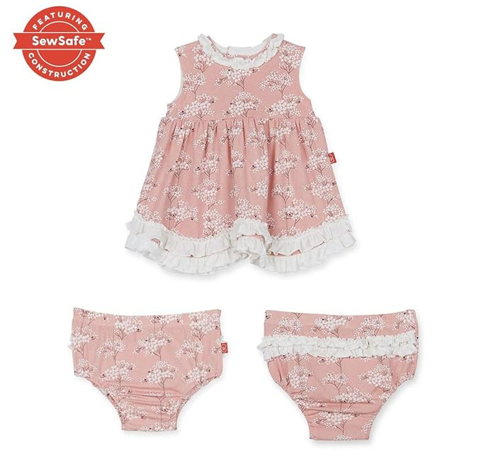 Magnificent Baby Magnetic Me Dress and Diaper Cover Set | Amazon (US)