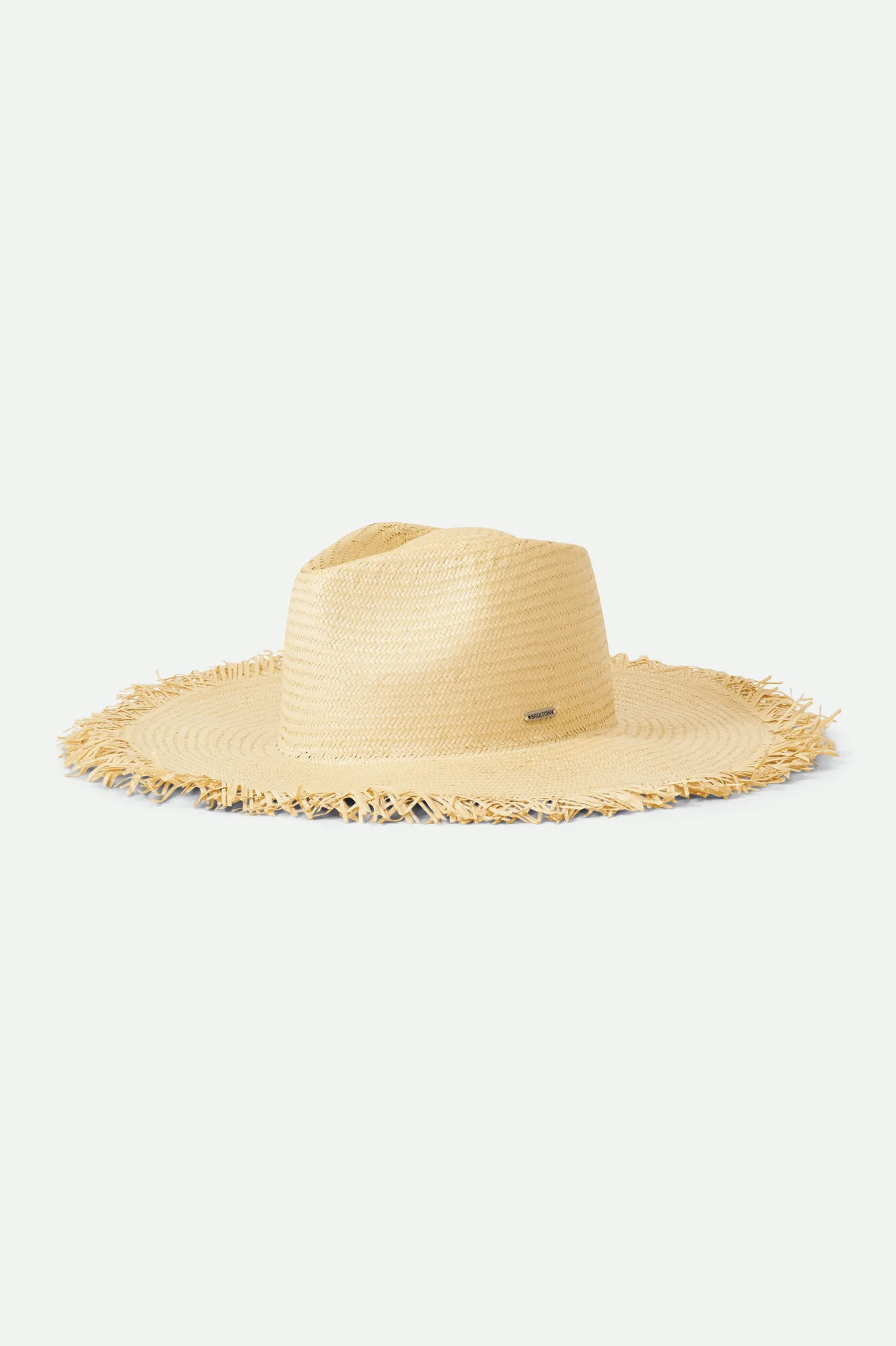Women's Jo Straw Frayed Fedora - Honey | Brixton