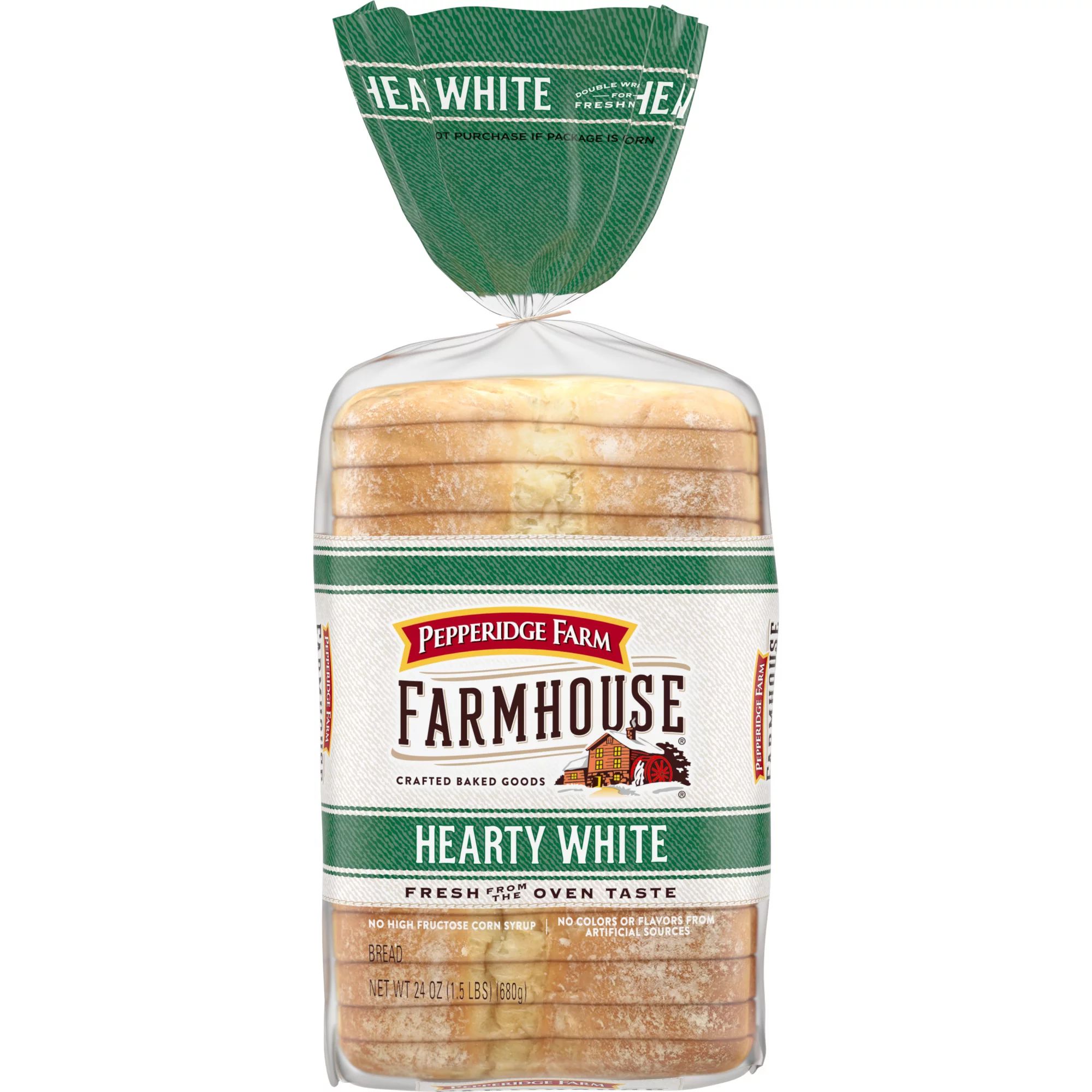 Pepperidge Farm Farmhouse Hearty White Bread, 24 oz. Loaf | Walmart (US)