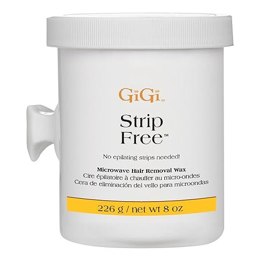 GiGi Strip Free Microwave Formula Hair Removal Wax, 8 oz | Amazon (US)