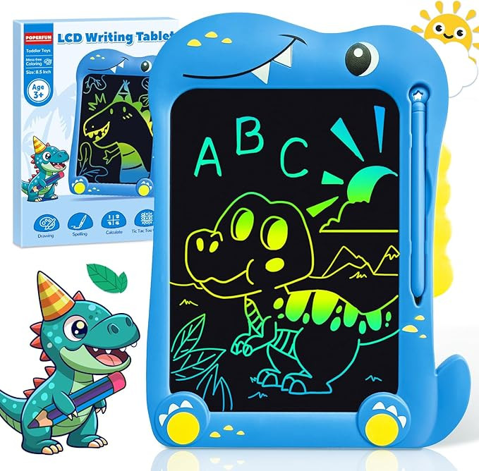 8.5 Inch LCD Writing Tablet for Kids, Colorful Toddler Toys,Kids Educational Drawing Tablet Pad D... | Amazon (US)
