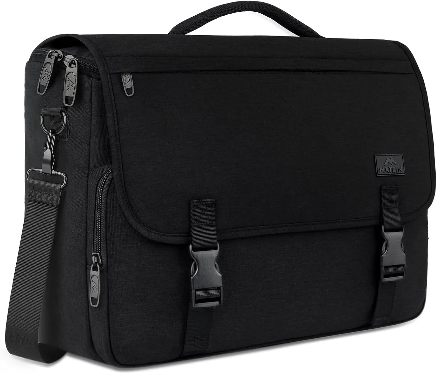 Matein Messenger Bag for Men, 15.6'' Water-Resistant Laptop Briefcase Bag with Shoulder Strap, Bl... | Walmart (US)