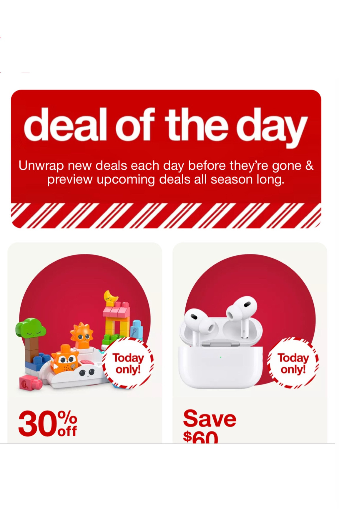 Air pods 60$ off and top rated  fisher price toys 30% off 

#LTKSaleAlert #LTKKids #LTKGiftGuide