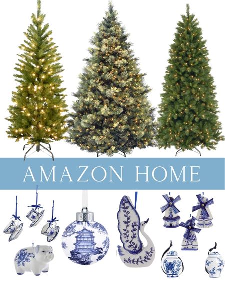 Amazon home Christmas tree Christmas tree ornament decorations. Blue and white Christmas decor decorations


#LTKhome #LTKHoliday #LTKSeasonal