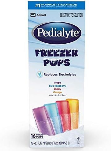Pedialyte Freezer Pops - Assorted Flavors - 2.1 oz - 16 ct (Pack of 2) by Pedialyte | Amazon (US)
