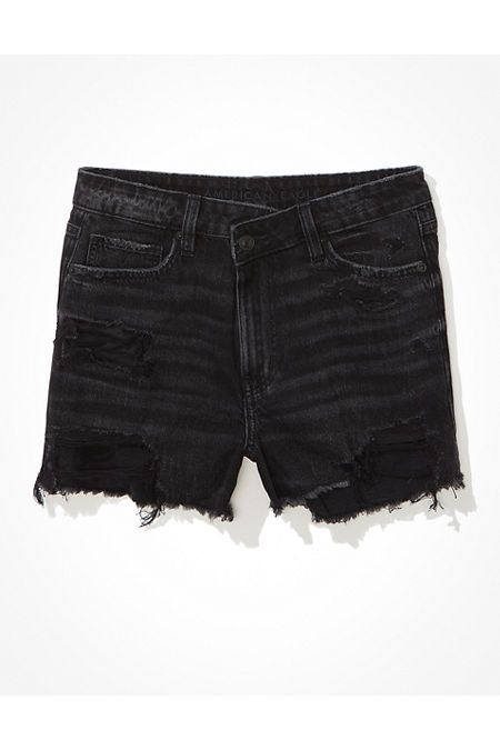 AE Crossover Denim Mom Short | American Eagle Outfitters (US & CA)