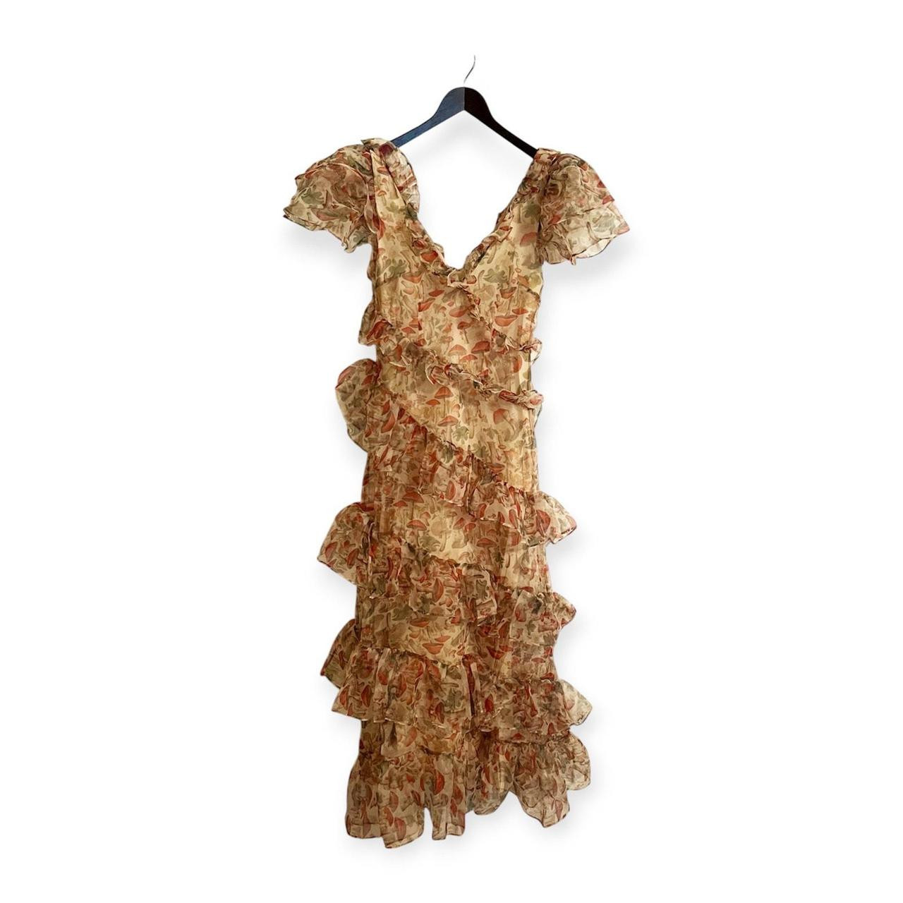 Selkie Women's Dress - Brown/Multi | Depop US