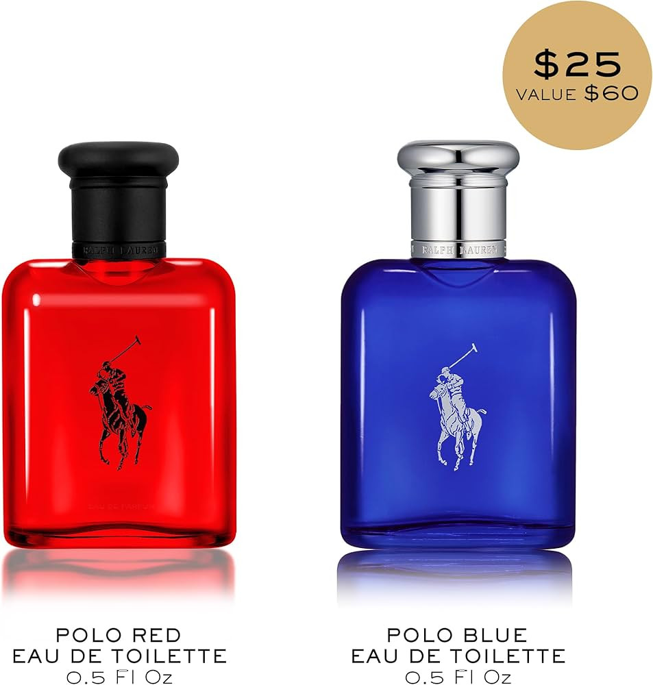 Ralph Lauren - Polo Red & Polo Blue - Eau de Toilette – Cologne for Men – 2-Piece Christmas Holiday  | Amazon (US)