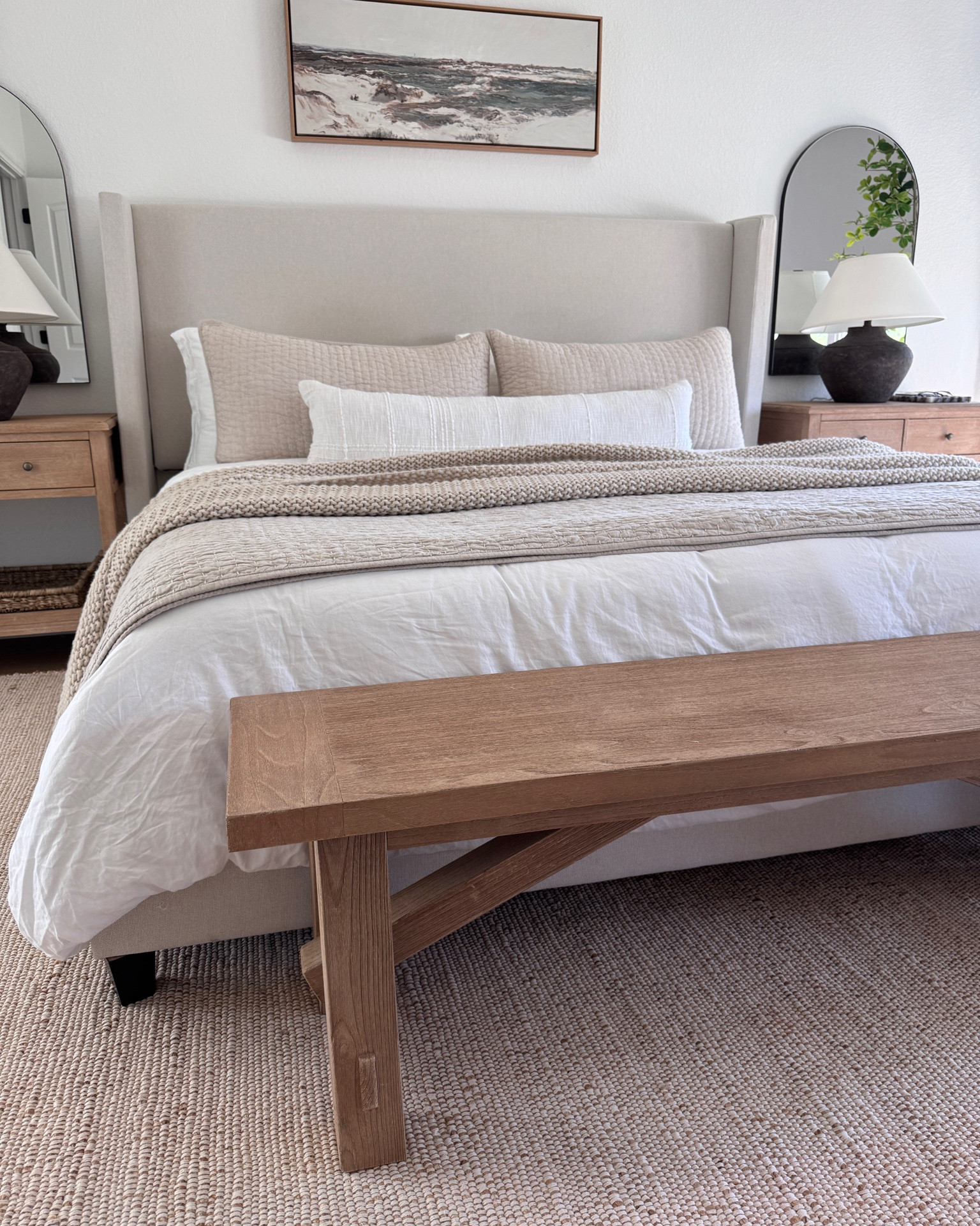 Bedroom Goals 🛏️🌤️ is this your vibe?

Comfy, Textured, Neutral and Layered is my vibe.

Sharing all my bedroom links!

Quince bedding, bedsure duvet, amazon finds, quince quilt, jute rug, pottery barn style, looks for less, bedframe, wayfair finds, wood bench, upholstered bed frame, neutral bedding

#LTKStyleTip #LTKFindsUnder100

#LTKHome #LTKSeasonal #LTKSaleAlert