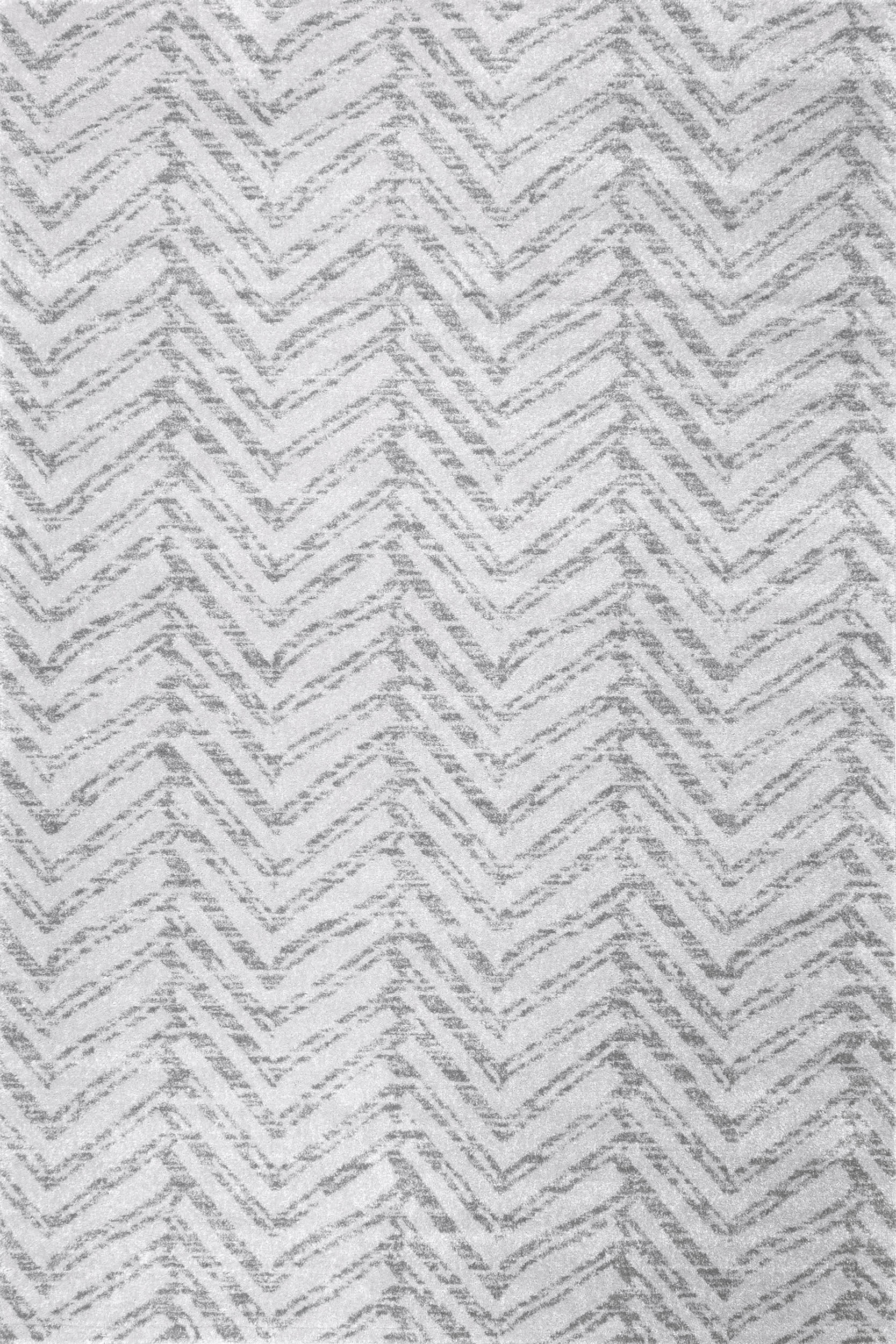 Grey Antique Chevron 6' 7"" x 9' rug | Rugs USA