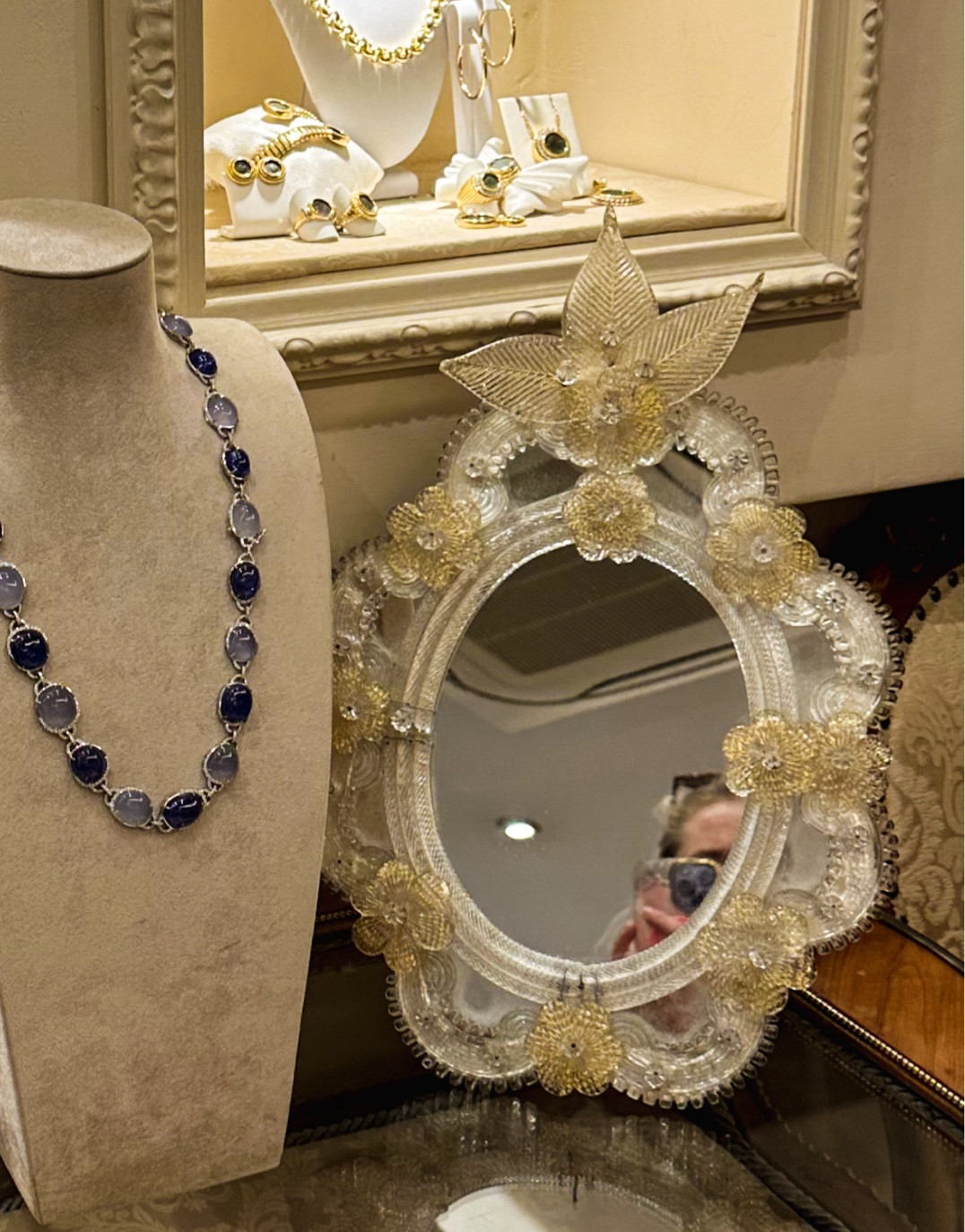 Scenes from Italy~ I love these beautiful Murano glass table top mirrors. They are the perfect vintage accessory for a makeup bench. 💓

#LTKStyleTip #LTKBeauty #LTKHome
