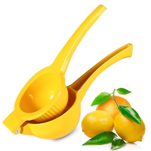 TEZZ Extra Large Citrus Squeezer, Premium Heavy Duty Mental Handhelp Juicer for Lemon, 3.5 Inch Hand Press Lemon Juice Squeezer, Lime Squeezer Bar Tool, Manual Citrus Press | Amazon (US)