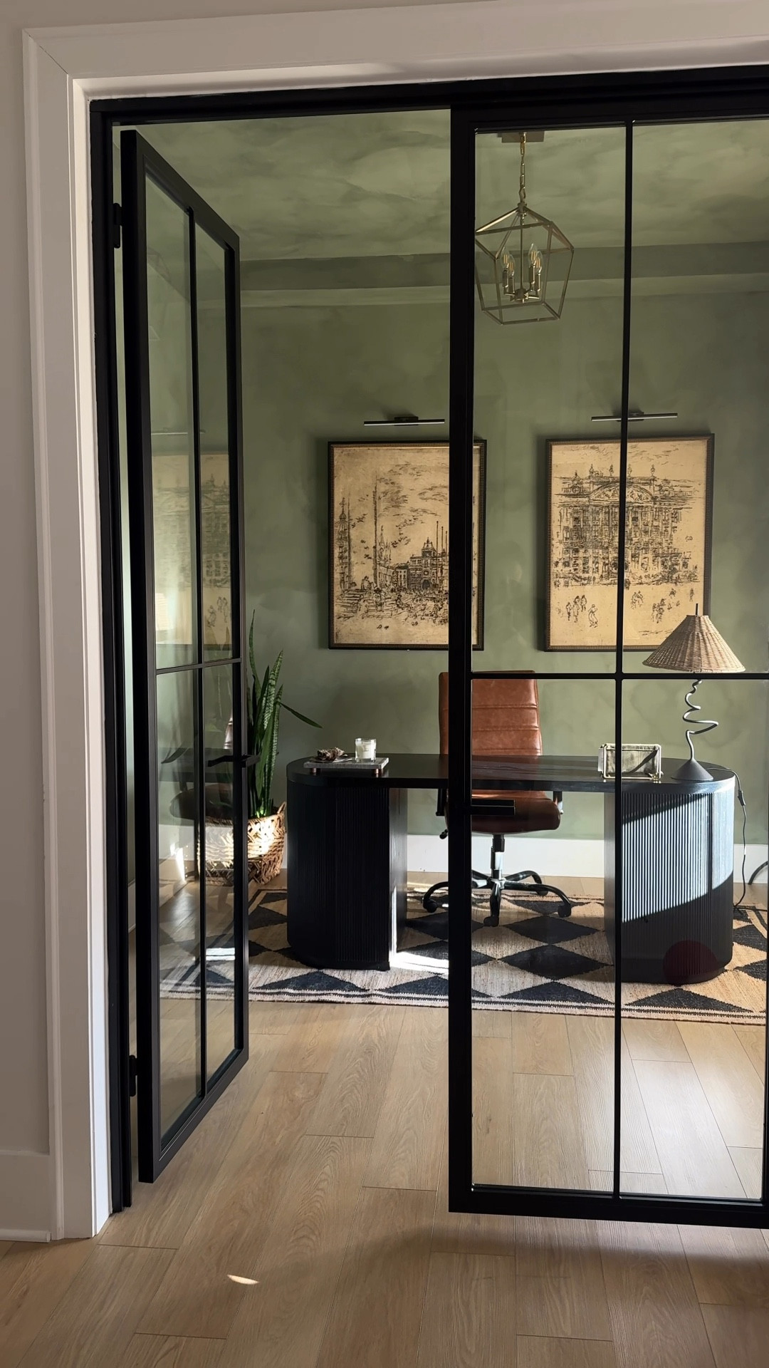 Can’t get over these gorgeous easy install steel doors for our home office from steelandstonellc.com 🤩
Use code JENSAV for 10% off your order! 

Linking as much as I can from the office. Paint color is “shelter” from Portola Paints 🌿

#LTKHome #LTKWatchNow