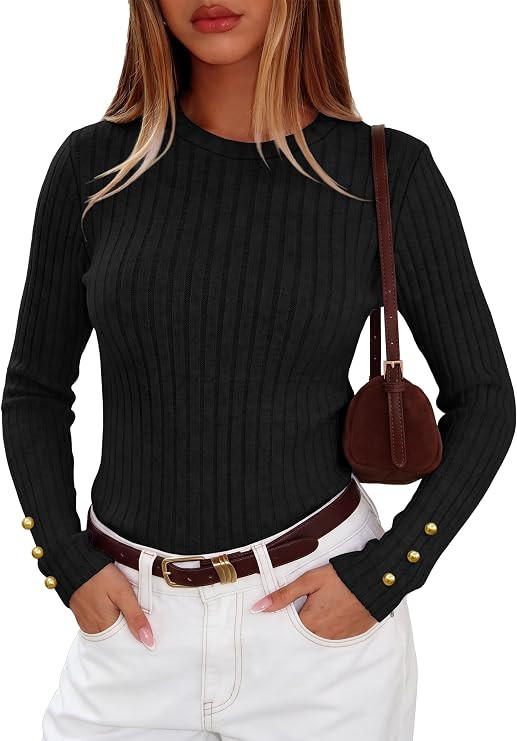 Ladies Lightweight Work Office Sweater Shirt | Amazon (US)