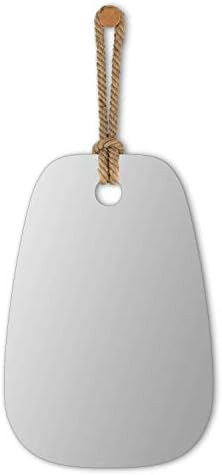 Amazon.com: Grander Images Silver Mirror for Wall Decor：Bedroom 24x36 Inch Irregular Hanging Mi... | Amazon (US)