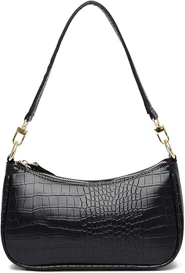 DOREAMALOE Retro Classic Clutch Shoulder Tote HandBag with Zipper Closure for Women | Amazon (US)