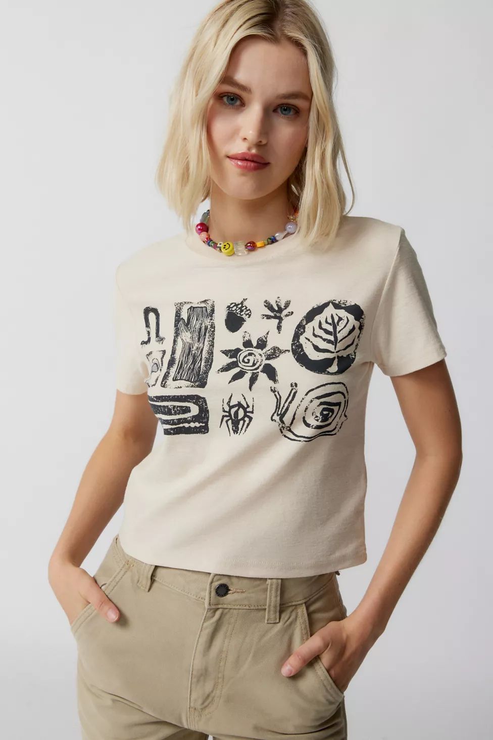 UO Nature Stamped Boy Tee | Urban Outfitters (US and RoW)