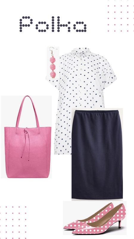 Perfect polka dot outfit in tall sizes for work. #tallwomen #tall

#LTKworkwear #LTKFind #LTKshoecrush