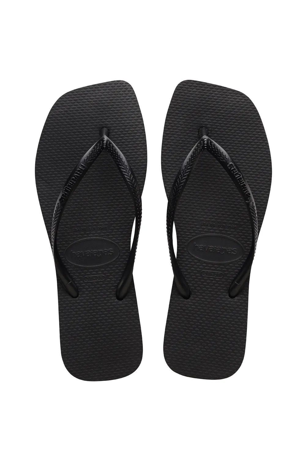 Sandals | Slim Square Flip -Flop Black | Havaianas | Debenhams UK