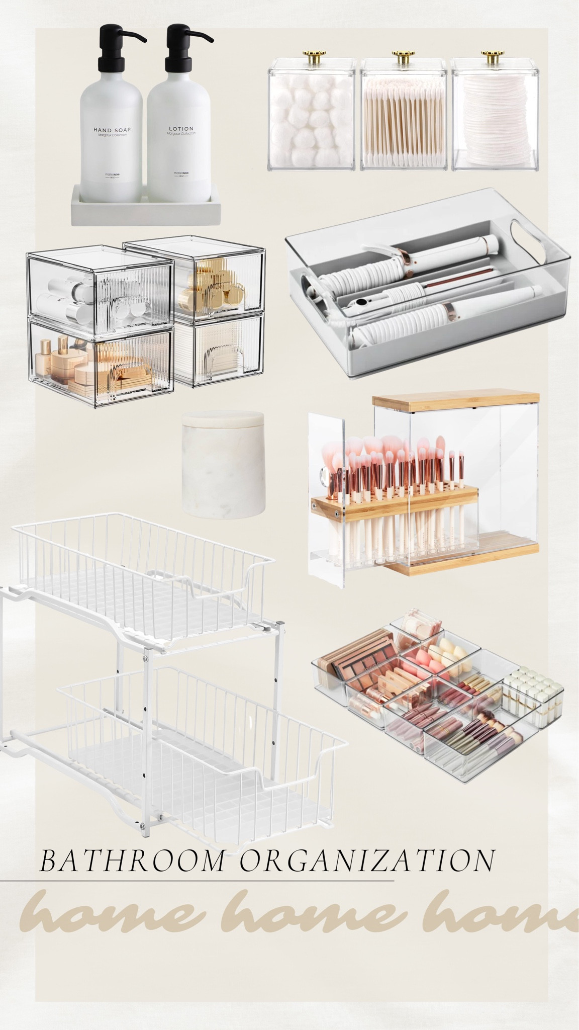 Bathroom organization ideas! It’s so helpful to have everything in place where you can see it, these containers make it so easy!

Bathroom organization, spring cleaning, amazon storage, Target home, amazon home, spring decor, how to organize your bathroom 

#LTKhome #LTKSeasonal #LTKstyletip