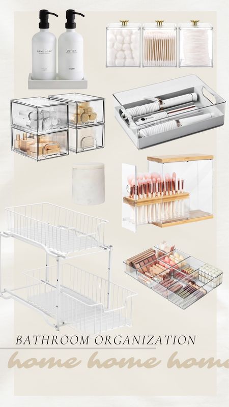 Bathroom organization ideas! It’s so helpful to have everything in place where you can see it, these containers make it so easy!

Bathroom organization, spring cleaning, amazon storage, Target home, amazon home, spring decor, how to organize your bathroom 

#LTKhome #LTKSeasonal #LTKstyletip