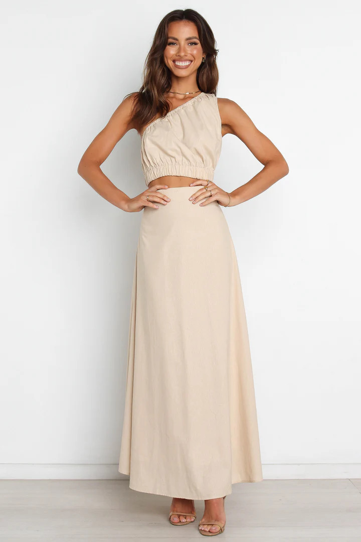 Ellen Skirt - Beige | Petal & Pup (US)