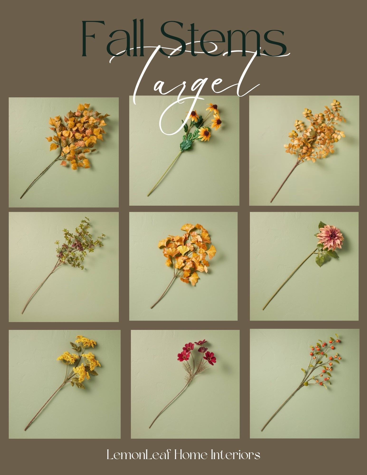 Fresh Fall stems are realistic and beautiful for the changing seasons 
@Target

#LTKSeasonal #LTKHome #LTKdayinmylife
